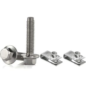 ARONOVA 18-8 Stainless Steel Fuel Tank Strap Hardware Kit Compatible with Select Models,55157,11516770,11519894,15743078