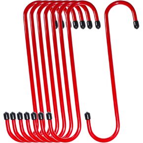 8 Pcs Green Brake Caliper Hangers, Brake Caliper Hooks, Brake Caliper Hanger Hook Brake Caliper Hooks with Rubber Tips, Stainless Steel Hook/Hanger - 8 Pack (Green)