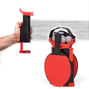 EastPoint Sports Everywhere Table Tennis Net & Paddle Set - Play Ping Pong Anywhere! Retractable Table Tennis Net fits Most Tables up to 60 inches Wide - 2 Table Tennis Paddles and 3 Ping Pong Balls