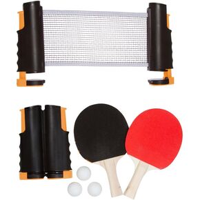 Trademark Innovations Anywhere Table Tennis Set with Paddles and Balls