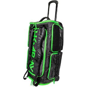 HK Army Paintball Expand 75L Roller Travel Gearbag - Shroud Neon Green