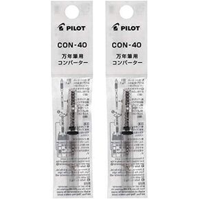Pilot Fountain Pen Ink Converter (CON-40) Screw Type Value Set of 2… (2 Pack)