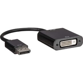 DisplayPort to DVI DVI-D Single Link Adapter, Display Port to DVI Converter Male to Female Black Compatible for Lenovo, Dell, HP and Other Brand