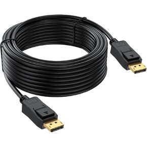 كابل UVOOI DVI إلى DVI بطول 6 أقدام و5 حزم، سلك شاشة كابل DVI-D إلى DVI-D 1080P (Full HD) للألعاب والكمبيوتر والتلفزيون عالي الدقة وجهاز العرض