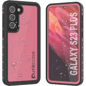 Punkcase Designed for Galaxy S23 Plus Waterproof Case [StudStar Series] [Slim Fit] [IP68 Certified] [Shockproof] [Dirtproof] [Snowproof] Armor Cover for Galaxy S23 Plus 5G (6.6") (2023) [Black]