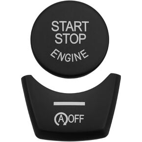 Black Electronic Parking Brake Handbrake Switch Button Cover Compatible with BMW 5 6 7 X3 X4 X5 X6 F10 F07 F01 F25 F26 F11 F06 F15 F16(Model A)