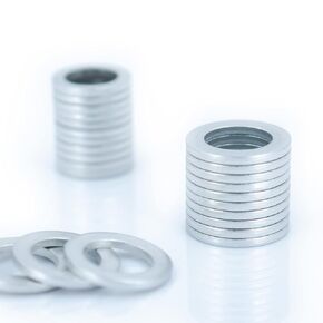 20Pcs M12 Oil Drain Plug Gasket, Aluminum Crush Washer, Seal Ring by KeeRoarin, 12mm*18mm*2mm