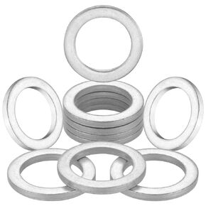M14 Oil Drain Plug Gaskets Crush Washers Seals Rings Fit for Audi A3 A4 A5 A6 A7 A8 Q3 Q5 Q7 TT RS7 VW Jetta Passat Tiguan Golf CC, Replacement for the Part # N 013 815 7, Used for Oil Change, 10 Pack