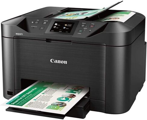 طابعة Canon Office and Business MB5120 الكل في واحد وماسح ضوئي وناسخة وفاكس، مع طباعة متنقلة وطباعة على الوجهين، الموديل: 0960C002 in Saudi Arabia
