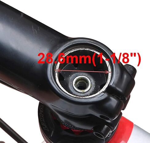 فاصل سماعة رأس للدراجة، 9 قطع من سبائك الألومنيوم MTB Road Bike Stem سماعة فاصل لجذع 1 1/8 بوصة 28.6 مم، فاصل سماعة رأس مع غطاء جذعي علوي، مسمار صامولة نجمي لسماعة الرأس، فاصل سماعة رأس شوكة دراجة MTB in Kuwait