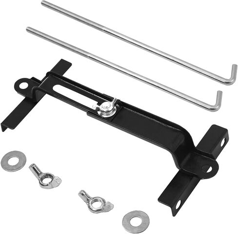 بطارية GEPHYNM مع الاستمرار، ربط البطارية العملي للسيارة، مجموعة تثبيت البطارية مع مسامير J مقاومة للصدأ مقاس 8 بوصات، حامل بطارية السيارة قابل للتعديل in Kuwait