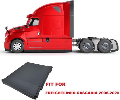 لوحة هدية خلفية من ASTAMOTOR مناسبة للجانب الأيمن مناسبة لـ Freightliner Cascadia 2008-2020 من البلاستيك الأسود in Saudi Arabia