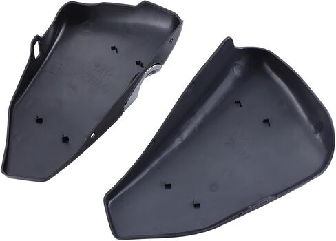 Pair Motorcycle Left Right Battery Side Covers For Harley Sportster XL 883 1200 2014 - ABS Fairing Panel Bright Black in Saudi Arabia