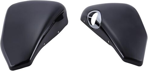 Pair Motorcycle Left Right Battery Side Covers For Harley Sportster XL 883 1200 2014 - ABS Fairing Panel Bright Black in Saudi Arabia