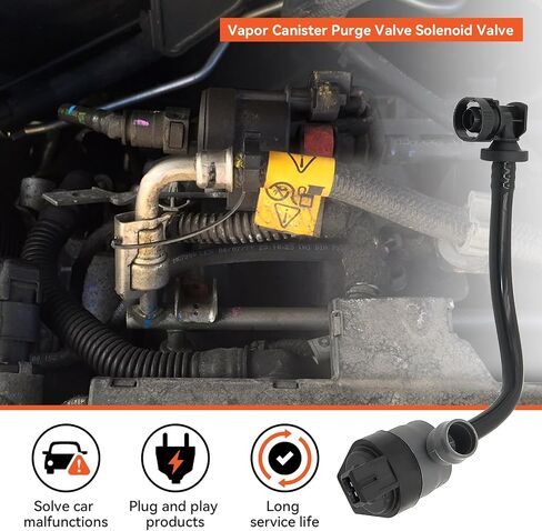 علبة بخار تطهير صمام الملف اللولبي صمام متوافق مع BM؛ W E82 E84 E88 E90 E92 E93 F22 F23 F30 F32 F33 F34 F36 F80 135i 335i 435i GT xDrive استبدال 13907636153 in Saudi Arabia