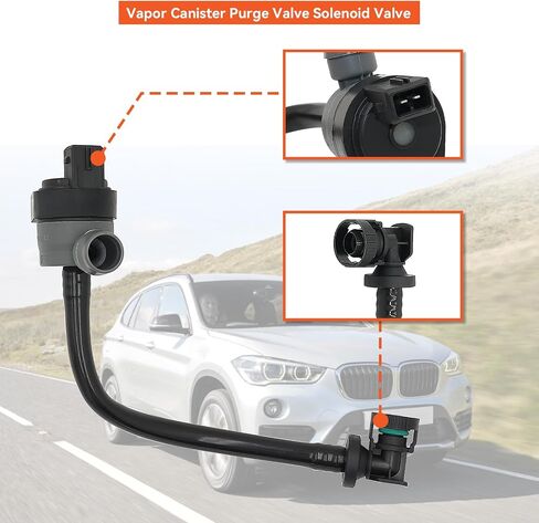 علبة بخار تطهير صمام الملف اللولبي صمام متوافق مع BM؛ W E82 E84 E88 E90 E92 E93 F22 F23 F30 F32 F33 F34 F36 F80 135i 335i 435i GT xDrive استبدال 13907636153 in Saudi Arabia