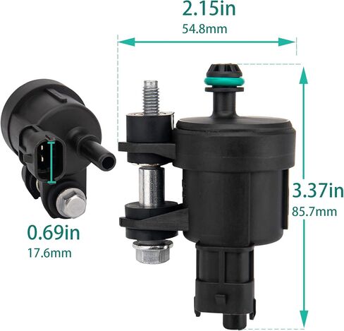 12690512 صمام تطهير ترافيرس لسيارة تشيفي كاديلاك وبويك إنكليف جي إم سي تيرين أكاديا GM بديل أصلي 12610560 55593172 1266176 علبة بخار صمام تطهير الملف اللولبي in Kuwait