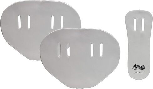 مجموعة وسادة كرة قدم ADAMS USA مكونة من 3 قطع مشقوقة وعظم الذيل باللون الأبيض in Kuwait