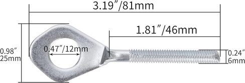 12MM M6 Chain Axle Adjuster, Compatible with XR50R XR70R CRF70F CRF80F CRF100F CT70 XL75 XL80S XL100S XR100 Replace 95014-10010 2-Wheel Motorcycle Accessories in Saudi Arabia
