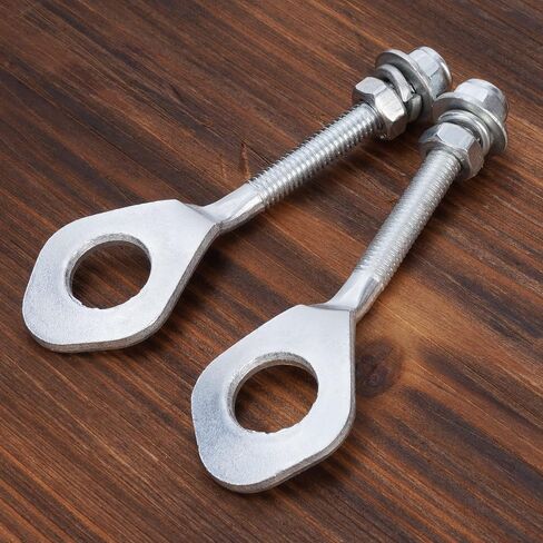 12MM M6 Chain Axle Adjuster, Compatible with XR50R XR70R CRF70F CRF80F CRF100F CT70 XL75 XL80S XL100S XR100 Replace 95014-10010 2-Wheel Motorcycle Accessories in Saudi Arabia