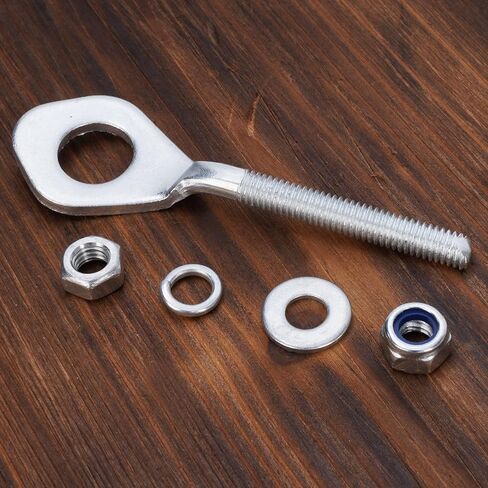 12MM M6 Chain Axle Adjuster, Compatible with XR50R XR70R CRF70F CRF80F CRF100F CT70 XL75 XL80S XL100S XR100 Replace 95014-10010 2-Wheel Motorcycle Accessories in Saudi Arabia