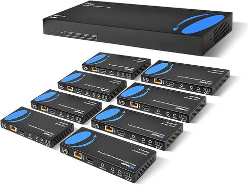 OREI 4K 1x4 HDMI Splitter 1 in 4 Out - Ultra HD @ 30 Hz 1x4 Ver. 1.4 HDCP, Power HDMI Supports 3D Full HD 1080P for Xbox, PS4 PS3 Fire Stick Blu Ray Apple TV HDTV - Adapter Included in Kuwait
