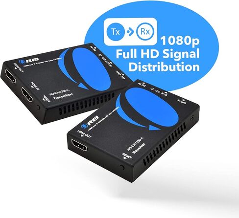 OREI HDMI Over IP Extender 4K@60Hz 500ft Loop Out 1G HDCP 1.4, One-Way IR | 4K HDMI Extender, HDMI Over IP – 18Gbps, HDR Pass-Through, RS-232 Control, Low-Latency ipcolor STREAM Technology in Saudi Arabia