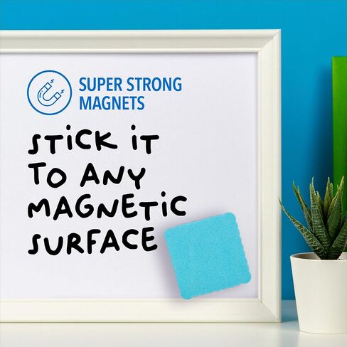 24-Pack of Premium Magnetic Dry Erase Erasers/Dry Erasers - 2" x 2" - Whiteboard Erasers for Classroom, Home and Office in Saudi Arabia