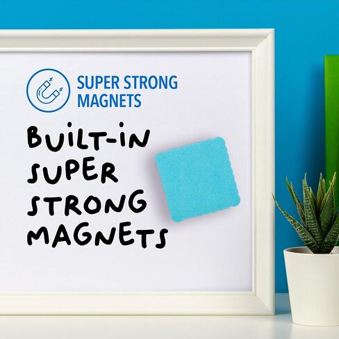 24-Pack of Premium Magnetic Dry Erase Erasers/Dry Erasers - 2" x 2" - Whiteboard Erasers for Classroom, Home and Office in Saudi Arabia