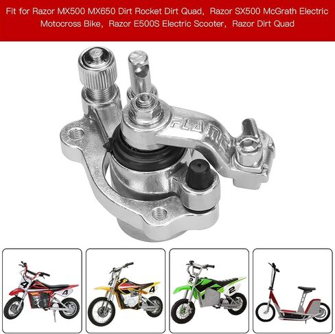 GREHUA فرجار فرامل قرصية أمامية وخلفية لشفرات الحلاقة MX500 MX650 SX500 McGrath Dirt Rocket Dirt Quad الكهربائية موتوكروس دراجة E500S سكوتر كهربائي متوافق مع جزء الحلاقة W15128190009 فضي شديد التحمل in Saudi Arabia