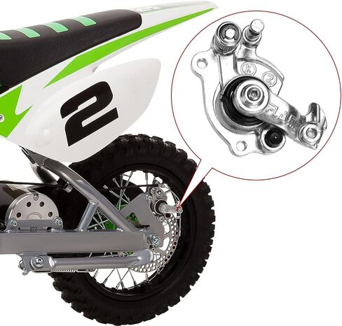 GREHUA فرجار فرامل قرصية أمامية وخلفية لشفرات الحلاقة MX500 MX650 SX500 McGrath Dirt Rocket Dirt Quad الكهربائية موتوكروس دراجة E500S سكوتر كهربائي متوافق مع جزء الحلاقة W15128190009 فضي شديد التحمل in Saudi Arabia