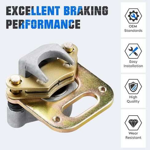 Front Brake Calipers & Pads for Polaris Sportsman 400 500 1993 1994 1995 1996 1997 1998, Magnum 425 1995-1998, Big Boss 350 400 500 93-99, Xplorer 400 500 1910309, 1910310, 1910059-2 Pcs in Saudi Arabia