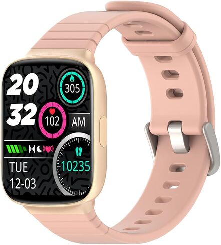 DR.VIVA Fitness Tracker for Men, Smart Watch Fitness Activity Tracker with Heart Rate Monitor, 1.69" Full Touch Screen Blood Oxygen Sleep Monitor 7-Day Battery 12 Sport Modes 5ATM Waterproof, Black in Saudi Arabia