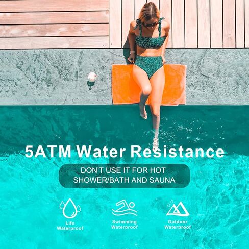 DR.VIVA Fitness Tracker for Men, Smart Watch Fitness Activity Tracker with Heart Rate Monitor, 1.69" Full Touch Screen Blood Oxygen Sleep Monitor 7-Day Battery 12 Sport Modes 5ATM Waterproof, Black in Saudi Arabia