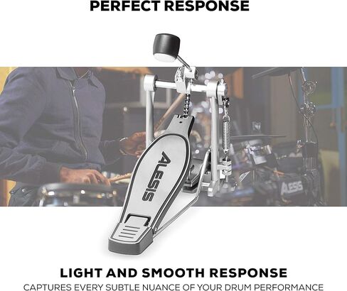 Alesis Drums KP1 - دواسة الطبل ذات المحرك المتسلسل لأي مجموعة طبول كهربائية أو مجموعة طبول صوتية من Alesis تقريبًا in Kuwait