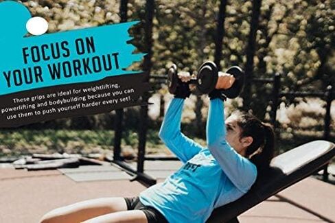 مقابض رفع الأثقال من RIMSports مع أشرطة المعصم - أشرطة رفع مع قبضة قوية للرفع الميت - قفازات رفع الأثقال لأقصى وزن وممثلين - أشرطة رفع الأثقال غير قابلة للانزلاق مع مقابض رفع in Kuwait