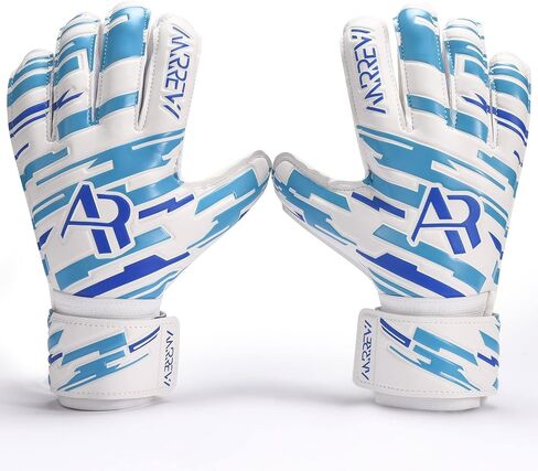 Soccer Goalie Gloves with fingersave and Double Wrist Protection.Goalkeeper Gloves Provide Extreme Strong Control and Grip.Soccer Gloves for Youth,Kids,Adult in Saudi Arabia