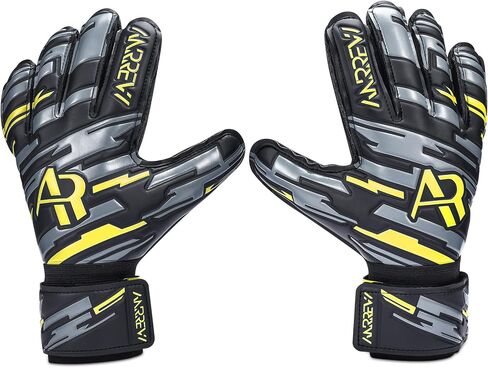 Soccer Goalie Gloves with fingersave and Double Wrist Protection.Goalkeeper Gloves Provide Extreme Strong Control and Grip.Soccer Gloves for Youth,Kids,Adult in Saudi Arabia