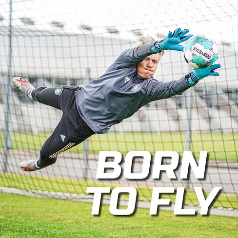 GRIPMODE Aqua Hybrid Goalkeeper Gloves Adult and Child with Griptec® Latex Lining I Suitable in All Weather I Football Goal Protection for Children, Teenagers & Adults I Size 7-11 in Kuwait