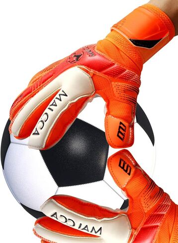 Haploon Adult & Youth Goalie Goalkeeper Gloves Professional Goalkeeper Gloves,Soccer Football Training Goalkeeper Secure Gloves with Finger Protector-Carry Tote Included in Saudi Arabia