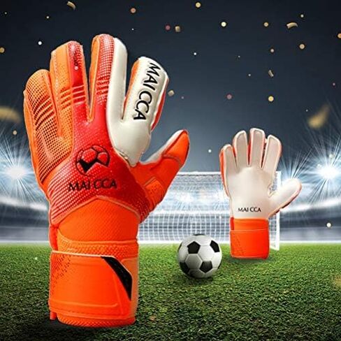 Haploon Adult & Youth Goalie Goalkeeper Gloves Professional Goalkeeper Gloves,Soccer Football Training Goalkeeper Secure Gloves with Finger Protector-Carry Tote Included in Saudi Arabia
