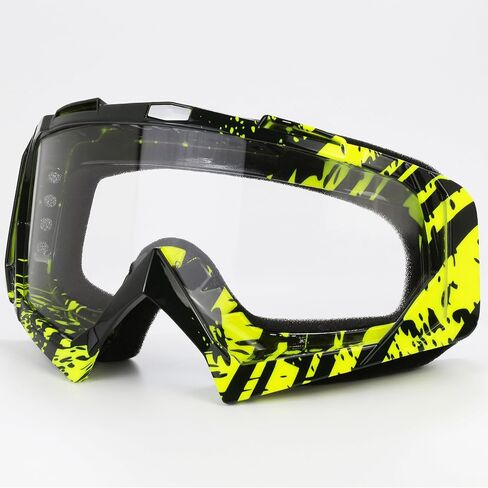 PLOOTA Dirt Bike Goggles - Windproof Motorcycle,ATV,Riding,dirtbike,Ski Goggles for Men Women Youth Kids in Kuwait