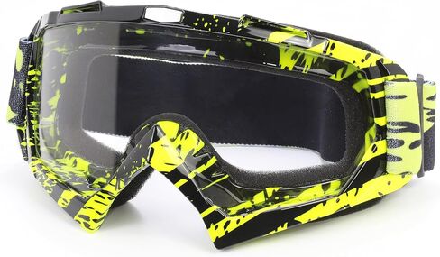PLOOTA Dirt Bike Goggles - Windproof Motorcycle,ATV,Riding,dirtbike,Ski Goggles for Men Women Youth Kids in Kuwait