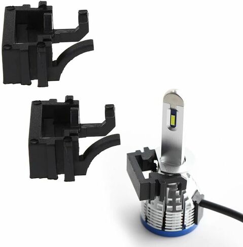 SOCAL-LED 2x H7 LED Adapter Headlight Bulb Holder Retainer Clip fit for VW Polo in Saudi Arabia