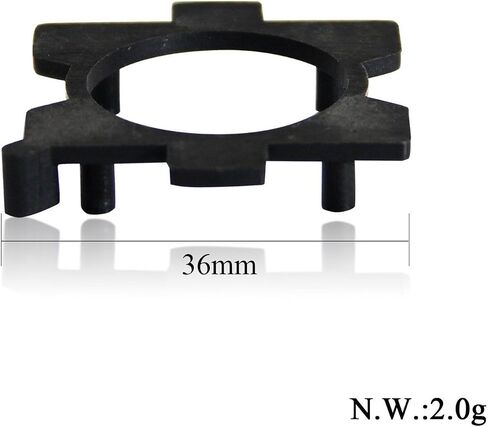 SOCAL-LED 2x H7 LED Adapter Headlight Bulb Holder Retainer Clip fit for VW Polo in Saudi Arabia