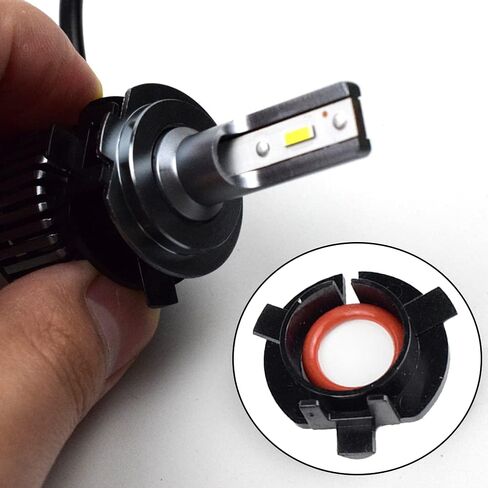 6 قطع LED العلوي محول التجنيب حامل المقبس LED المصباح لمبة الألومنيوم محول ل H7 سيارة Led العلوي سطح السفينة K3 K4 K5 in Kuwait