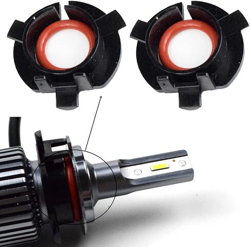 6 قطع LED العلوي محول التجنيب حامل المقبس LED المصباح لمبة الألومنيوم محول ل H7 سيارة Led العلوي سطح السفينة K3 K4 K5 in Kuwait