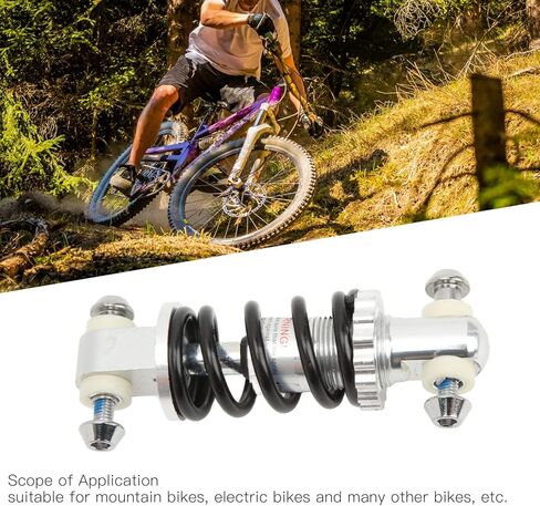 ممتص الصدمات الخلفي للدراجة 150 مم 750 رطل 8 مم فتحة تخميد الدراجة الجبلية العالمية، ممتص صدمات زنبركي لMTB، الدراجات الكهربائية، الدراجات النارية، ATV in Kuwait