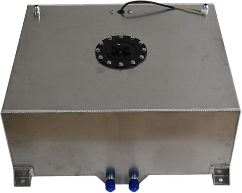 WFLNHB Fuel Cell Tank 20 Gallon Lightweight Polished Aluminum Race Drift w/Level Sender Square Transfer Tank Aluminum 80L Street Drift Strip Fuel Cell Tank in Saudi Arabia