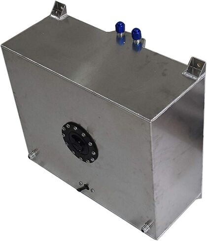 WFLNHB Fuel Cell Tank 20 Gallon Lightweight Polished Aluminum Race Drift w/Level Sender Square Transfer Tank Aluminum 80L Street Drift Strip Fuel Cell Tank in Saudi Arabia